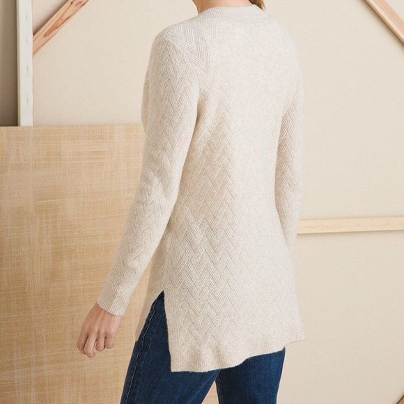 Chico's Herringbone Sweater, Size SP, EUC - Picture 2 of 6
